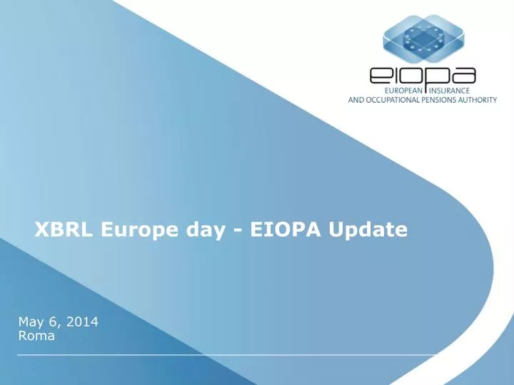 xbrl europe day eiopa update