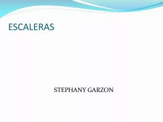 escaleras