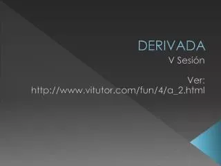 derivada