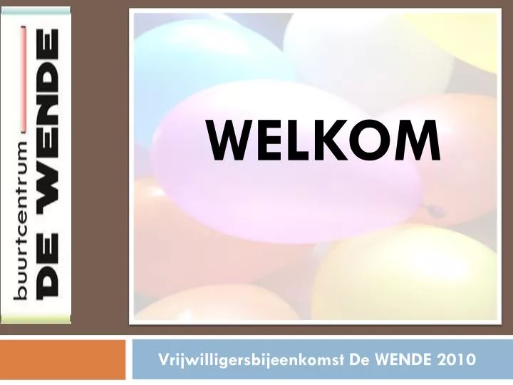 welkom