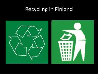 Recycling in Finland