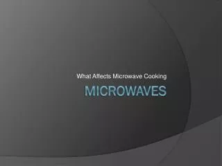 microwaves