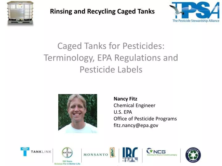 caged tanks for pesticides terminology epa regulations and pesticide labels
