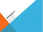 Probability - slide 1