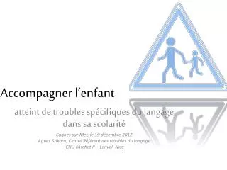 accompagner l enfant