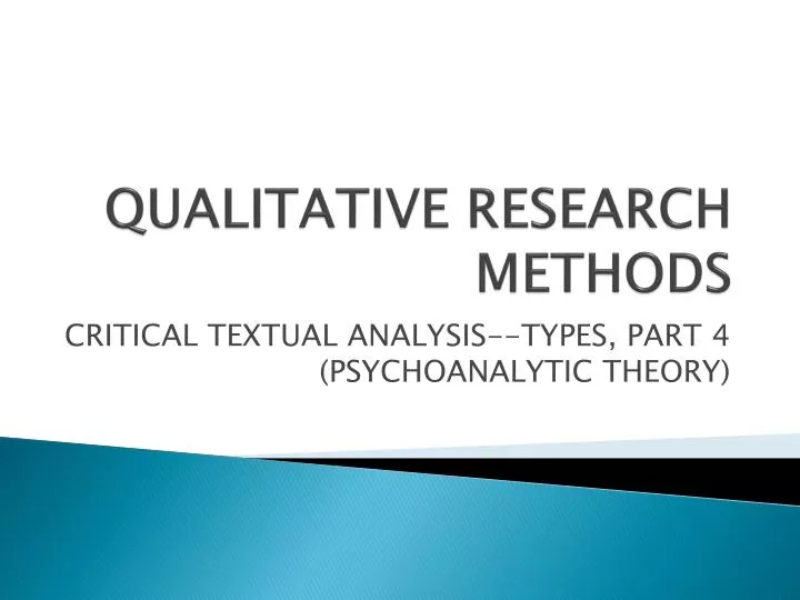 qualitative research methods