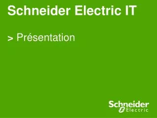 schneider electric it pr sentation