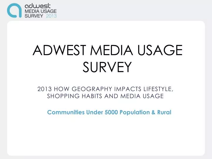 adwest media usage survey