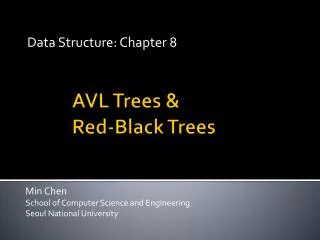 AVL Trees &amp; Red-Black Trees