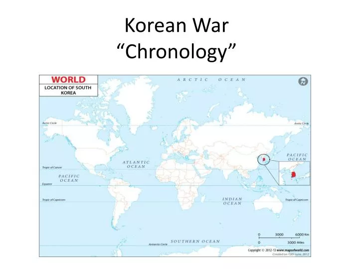korean war chronology