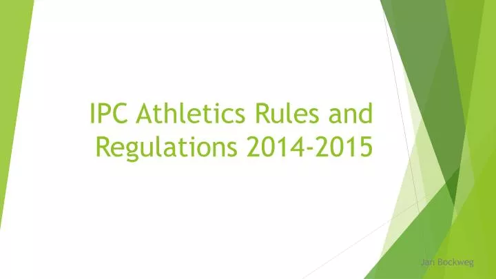 ipc athletics rules and regulations 2014 2015