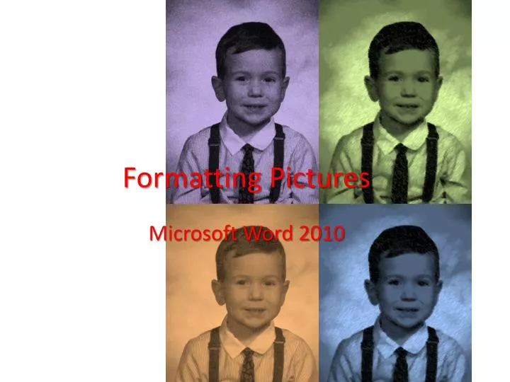 formatting pictures