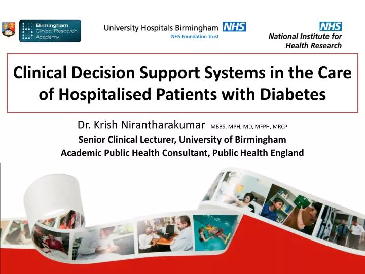 clinical decision support systems in the care of hospitalised patients with diabetes
