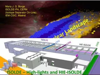 ISOLDE – High-lights and HIE-ISOLDE