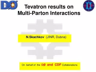 Tevatron results on Multi-Parton Interactions