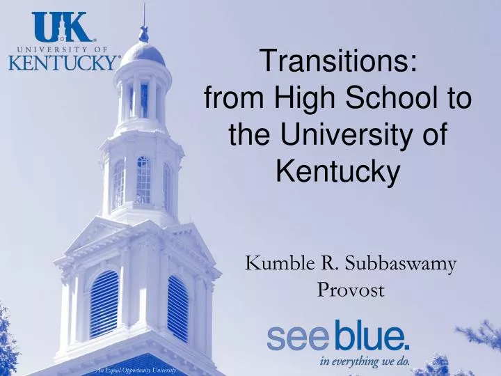 transitions from high school to the university of kentucky