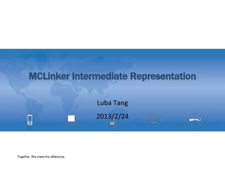 mclinker intermediate representation