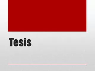 tesis