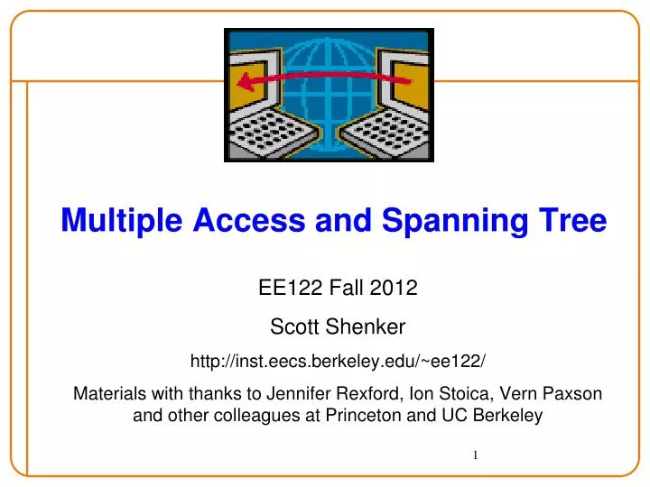 multiple access and spanning tree