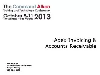 Apex Invoicing &amp; Accounts Receivable