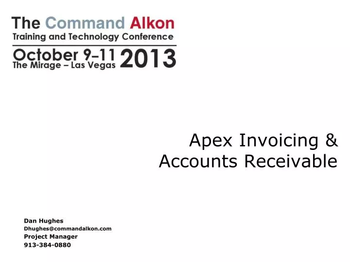 apex invoicing accounts receivable
