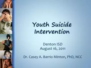 Youth Suicide Intervention