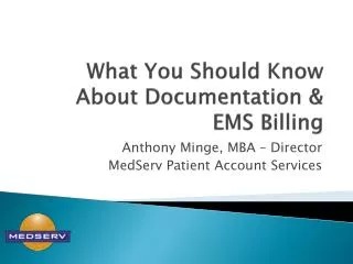 What You Should Know About Documentation &amp; EMS Billing