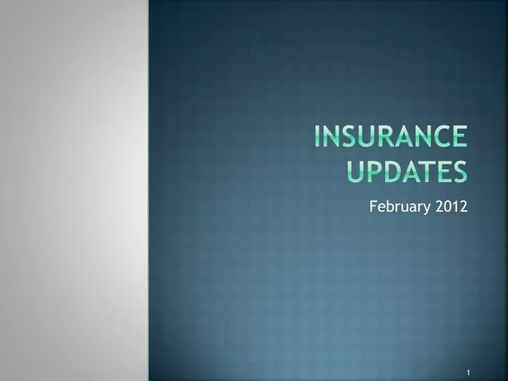 insurance updates