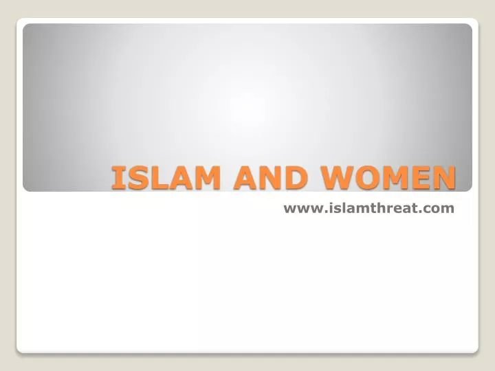 islam and women