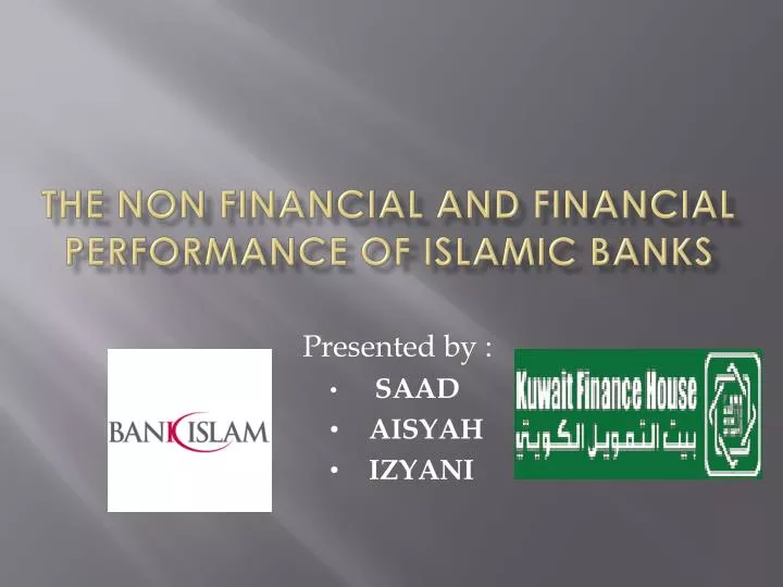 the non financial and financial performance of islamic banks