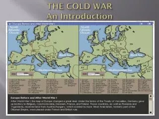 THE COLD WAR An Introduction