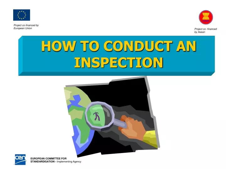 how to conduct an inspection