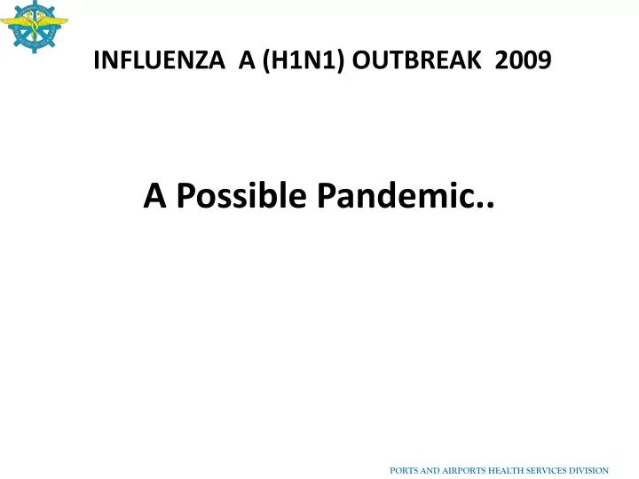 influenza a h1n1 outbreak 2009