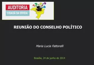 Maria Lucia Fattorelli Brasília , 24 de junho de 2014