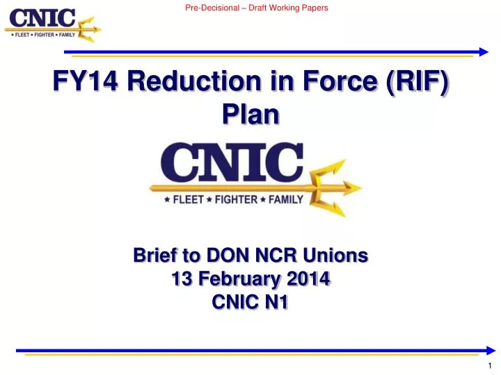 fy14 reduction in force rif plan