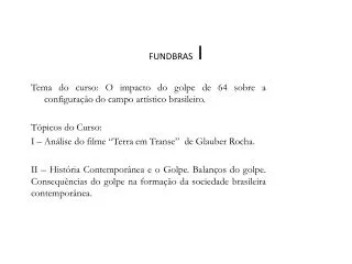 fundbras i