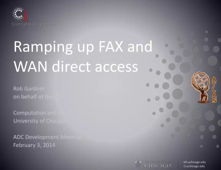 ramping up fax and wan direct access