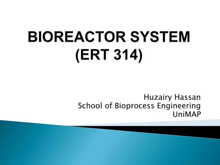 bioreactor system ert 314