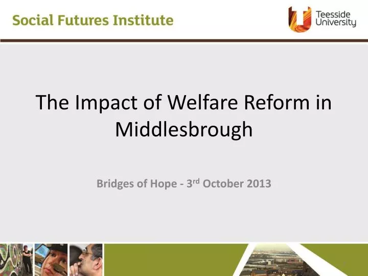 the impact of welfare reform in middlesbrough