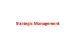 Strategic Management - slide 1