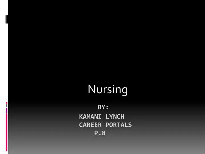 nursing