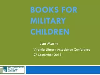 Books for Military children