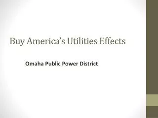 Buy America’s Utilities Effects