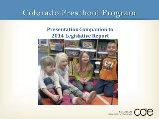Colorado Preschool Program