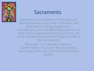 Sacraments