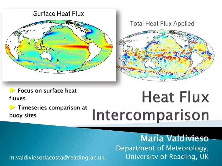 heat flux intercomparison