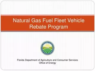 Natural Gas Fuel Fleet Vehicle Rebate Program