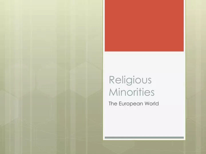religious minorities