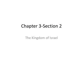Chapter 3-Section 2