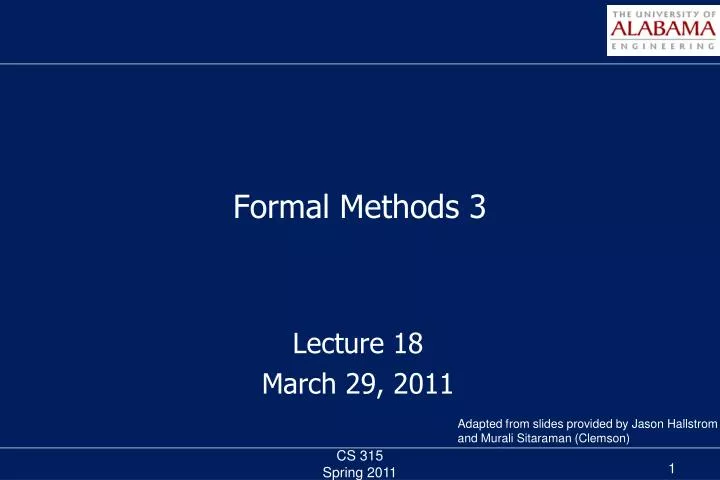 formal methods 3